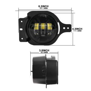 30W 4 inch Fog light for Jeep Wrangle JL Gladiator JT