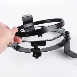 JL Round LED Headlight Mounting Bracket 9 inch Omni-directional Adjust Mount Replacement with Adapter Harness for JL JT 2018-2022