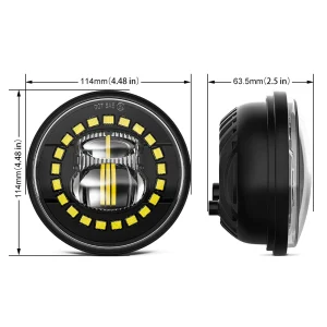 4.5 Inch Harley Motorcycle LED Fog Lights