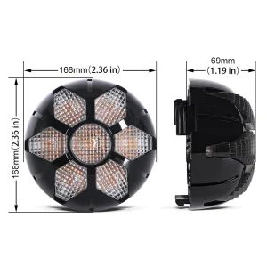 Comet Front and Rear Turn Signal for Harley Motorcycle