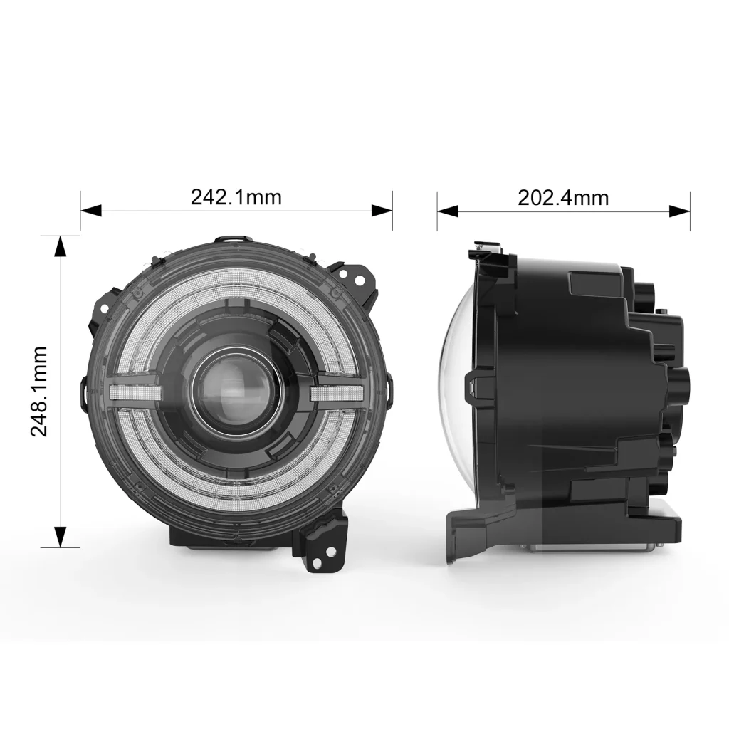 DOT 2018-2026 Jeep JL & 2020-2026 JT LED Headlights