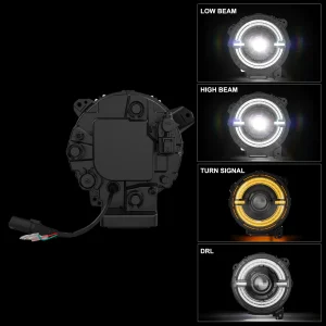 Jeep led headlight assembly