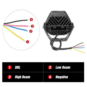 LOYO 5.75 Inch Honeycomb LED Driving Lights - Image 7