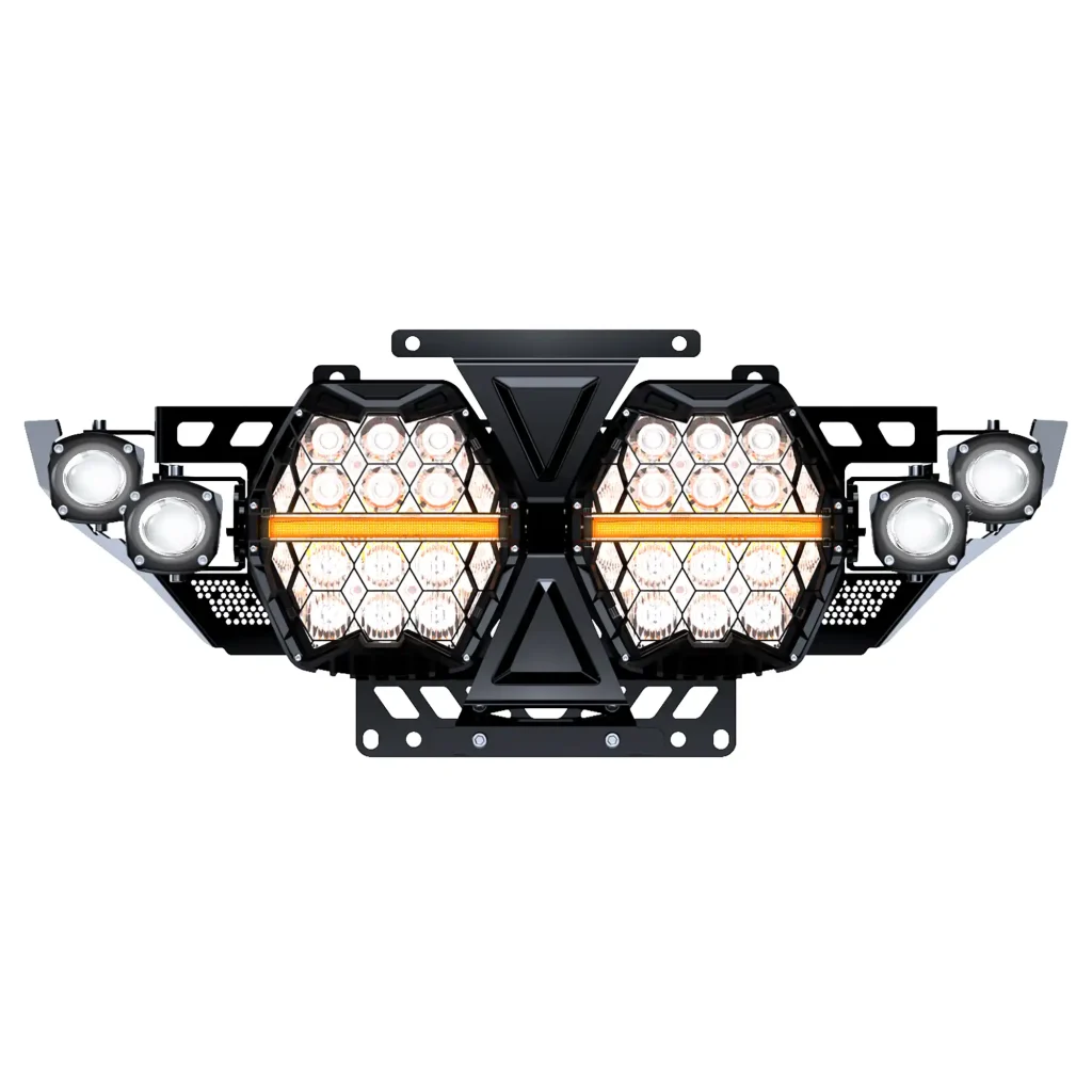 Conjunto de faros LED LOYO Honeycomb para Road Glide 2024–2025