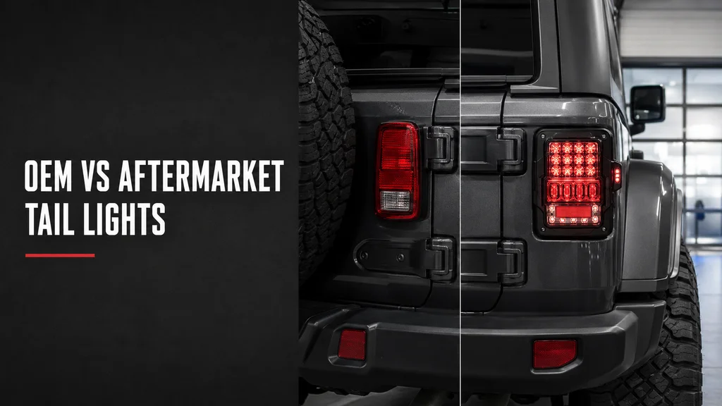 OEM vs aftermarket tail light