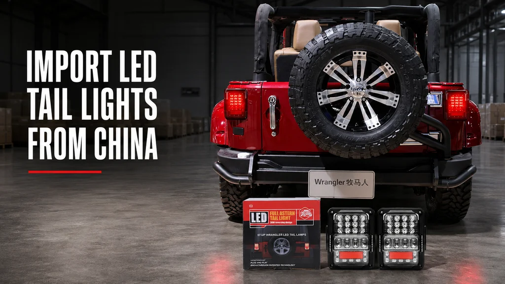 how to import led tail light from China